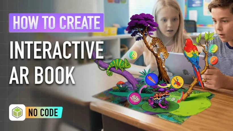How to Turn Any Book Into Interactive AR Learning With WebAR (No Code)