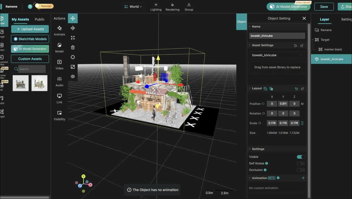 How 3D Artist Bowski Created WebAR from a 3D Model in 5 Mins | Kivicube