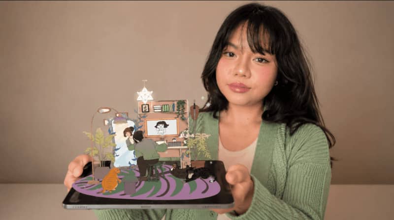How Rizukana Brings Her Illustration to Life with Kivicube & Gets 5K Likes