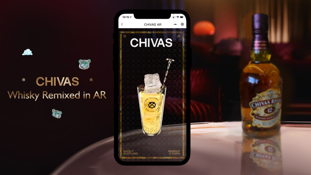 CHIVAS Whisky Remixed in Augmented Reality Augmented Reality Metaverse