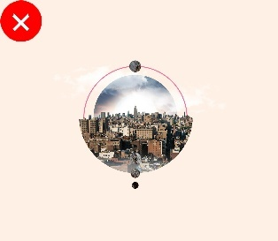 原图：四周大面积空白