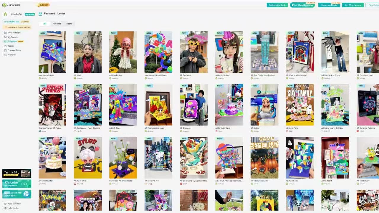 Register on the Kivicube website