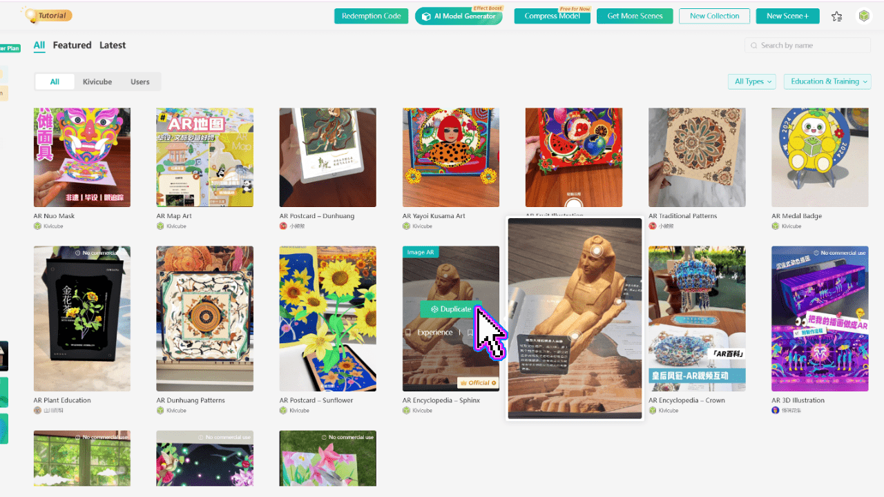 Choose an education-focused template