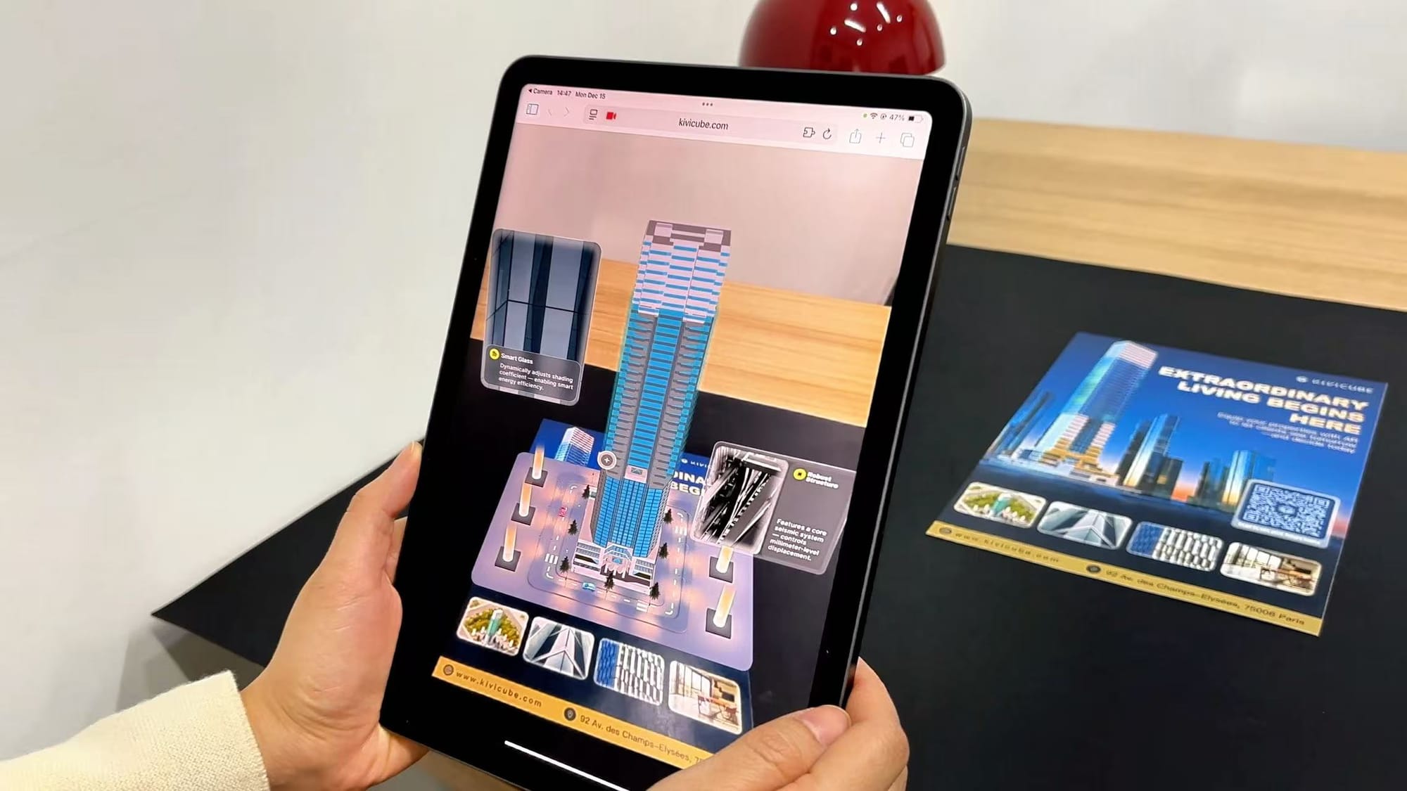 Examples of Real estate AR brochures