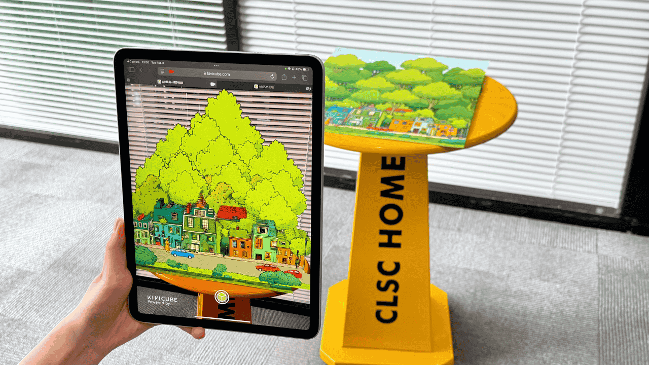 3D Illustration AR Built from Images