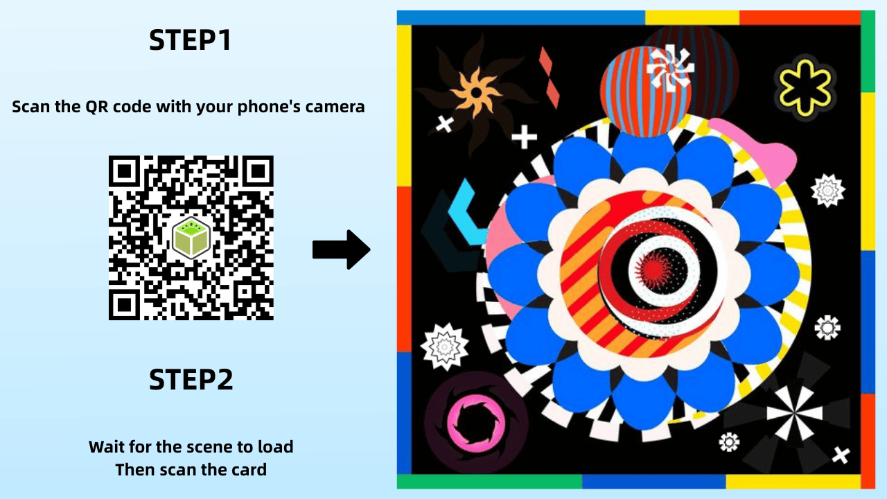 Scan the QR code with your camera to launch your AR