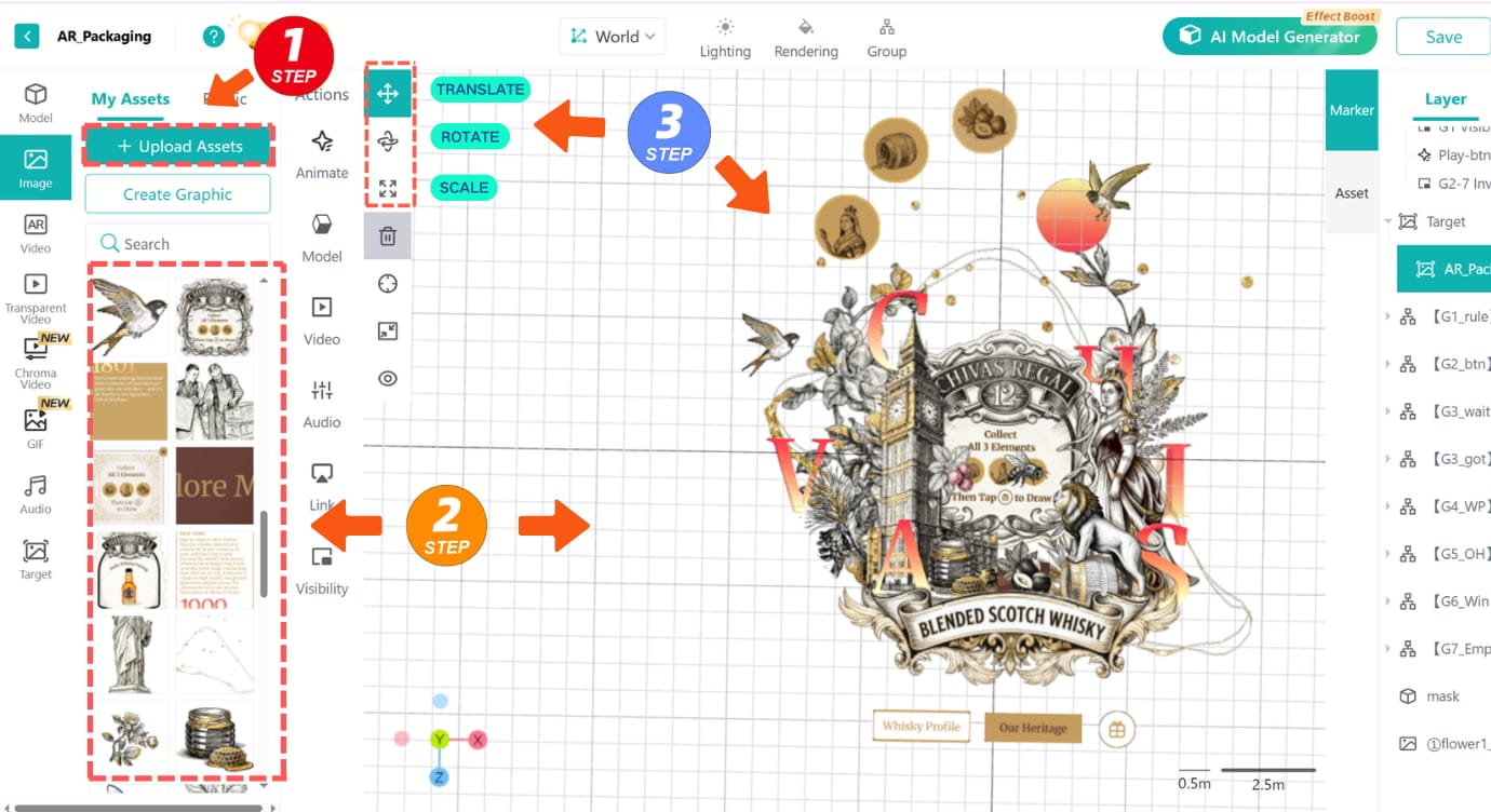 Kivicube AR platform
