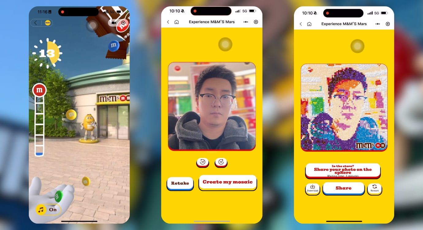 M&M’s AR Game|source:kivisense