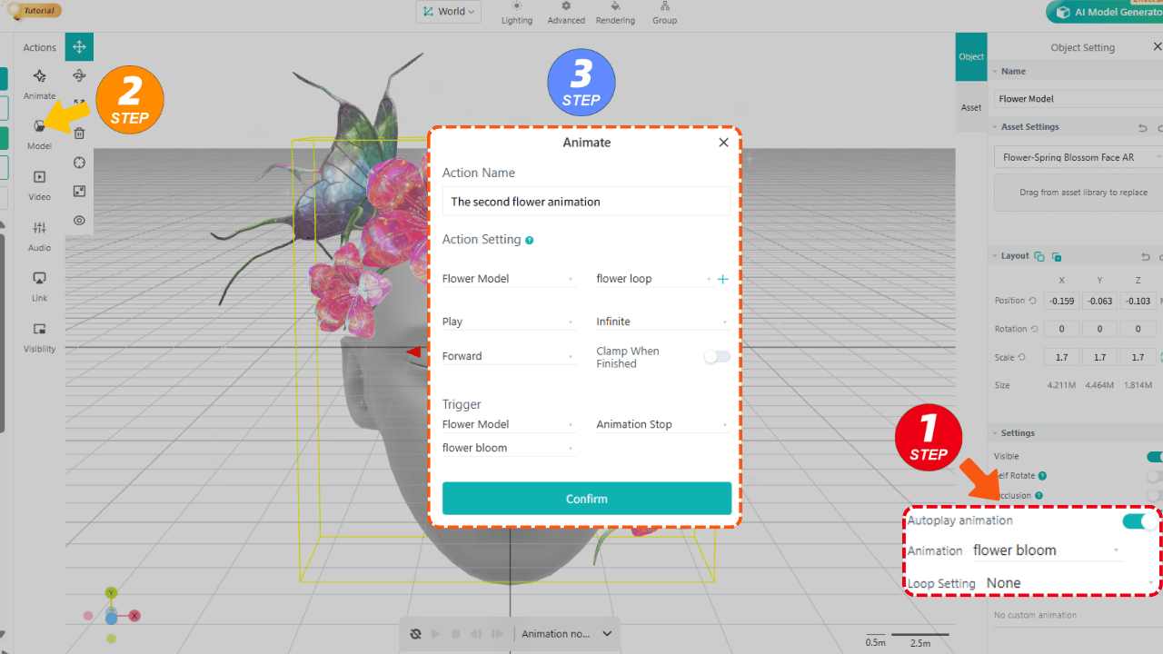 Add Interactive Events to Play Your Animations in Sequence