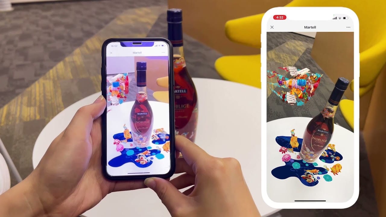 Martell AR Packaging|source:Kivisense