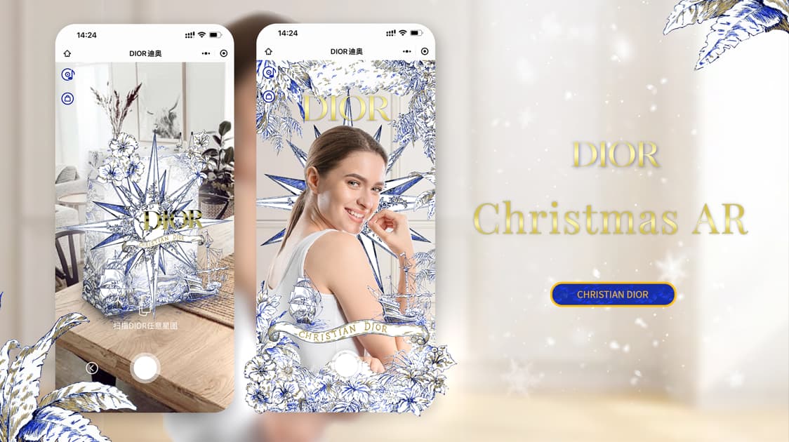 Dior AR Campaign|source:kivisense