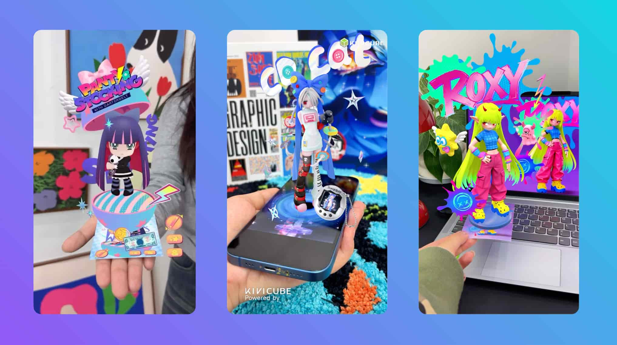 Augmented Reality card created with Kivicube no-code AR platform