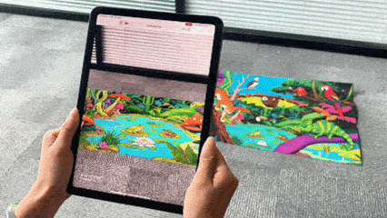 AR Interactive Science Book: Rainforest Animal World WebAR Experience