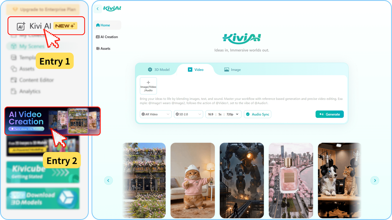 How to Access Kivi AI in Kivicube