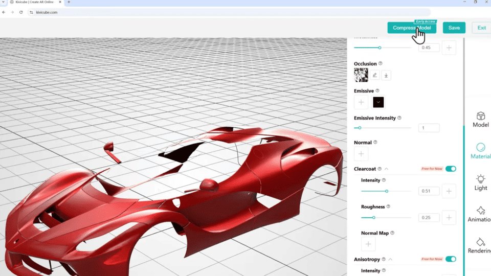 Check 3D Car Model Property