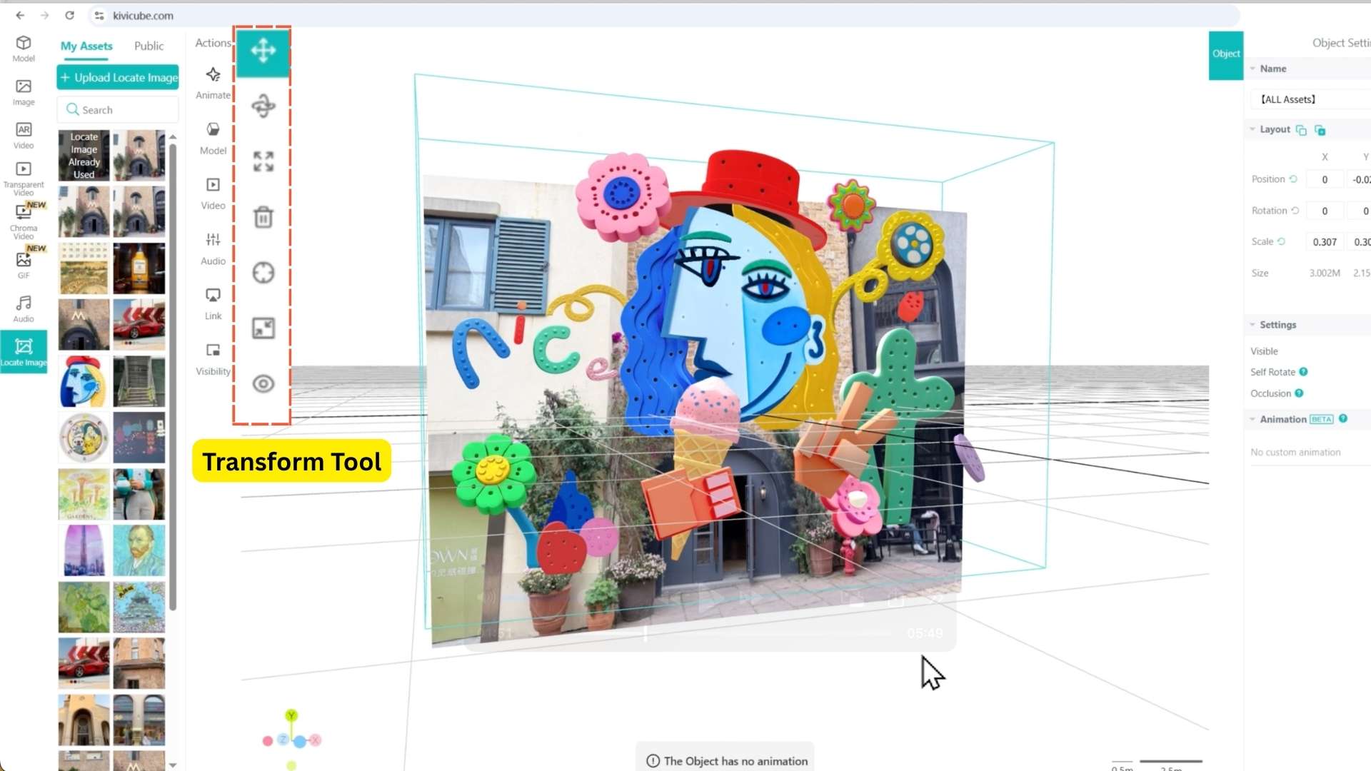 Kivicube AR Travel Tutorial: How to create a landmark AR with no code