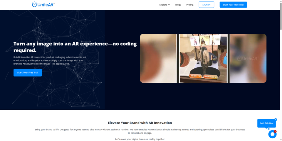 Unitear Augmented Reality Generator