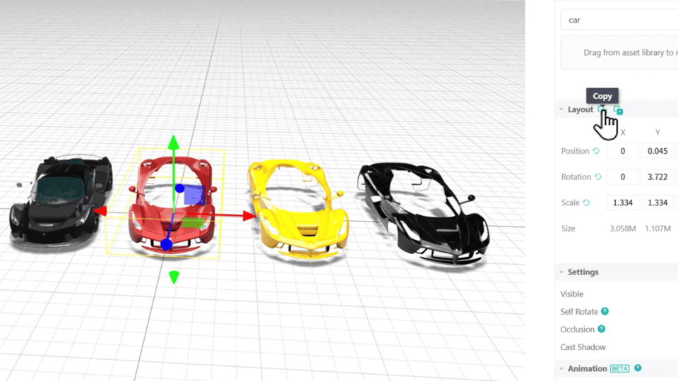 Align All the Selected Assets
