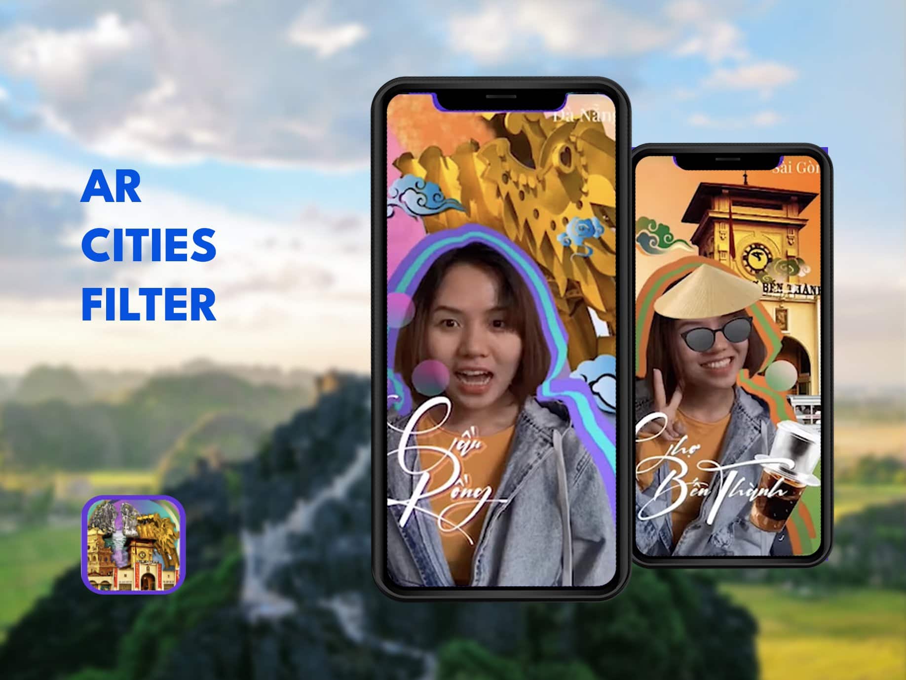 Travel Industry AR Filter Example | Source: Marvy Co.
