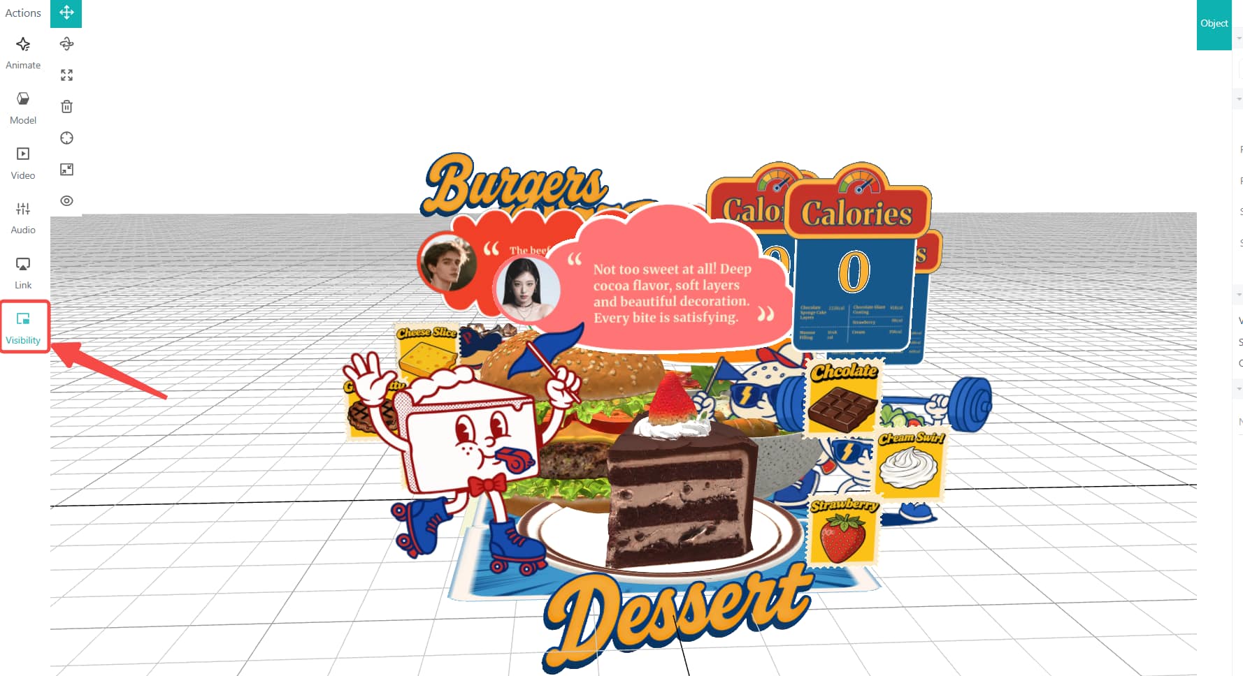 Set Assets Visibility in AR Menu