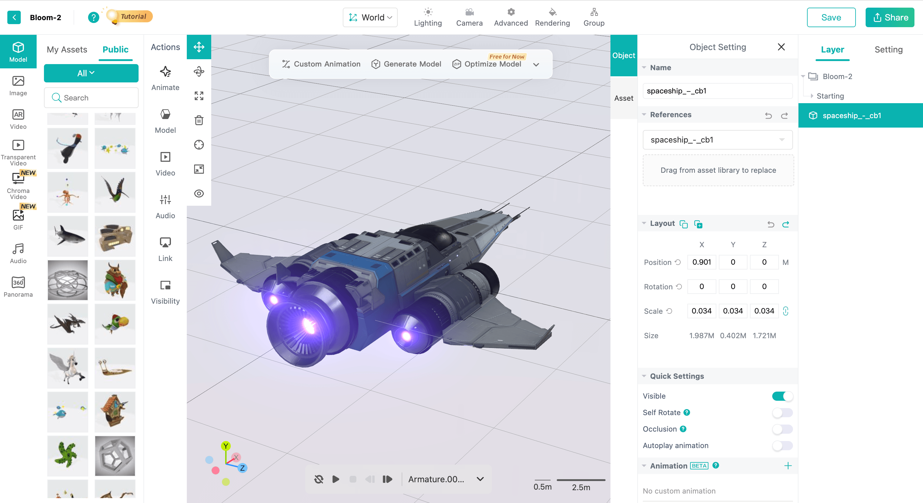 High Quality 3D Rendering
