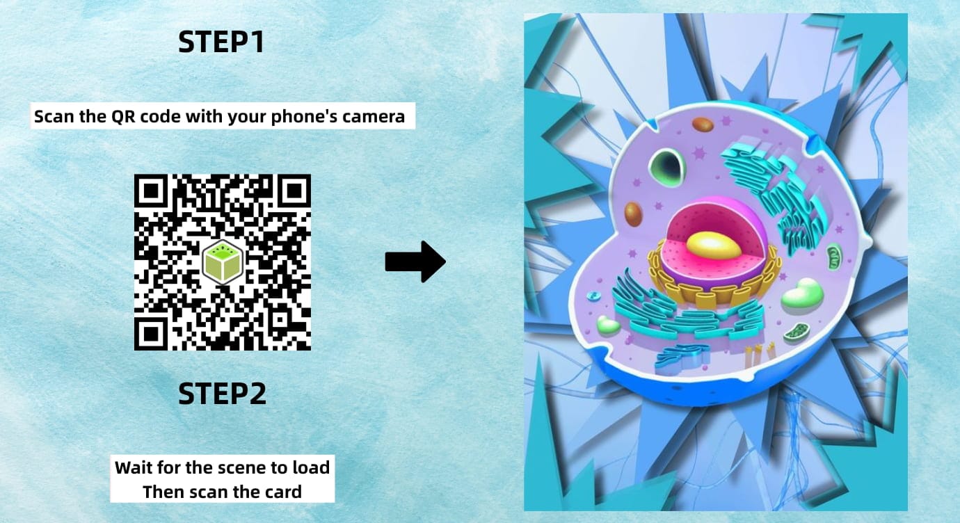 Augmented Reality Biology Share QR Code
