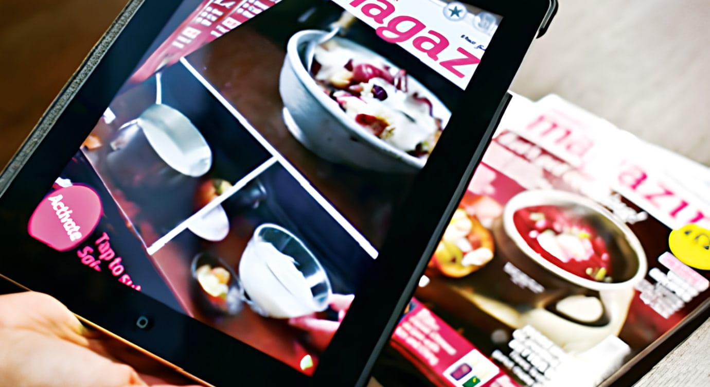 Augmented Reality Newspaper Idea AR Magazine