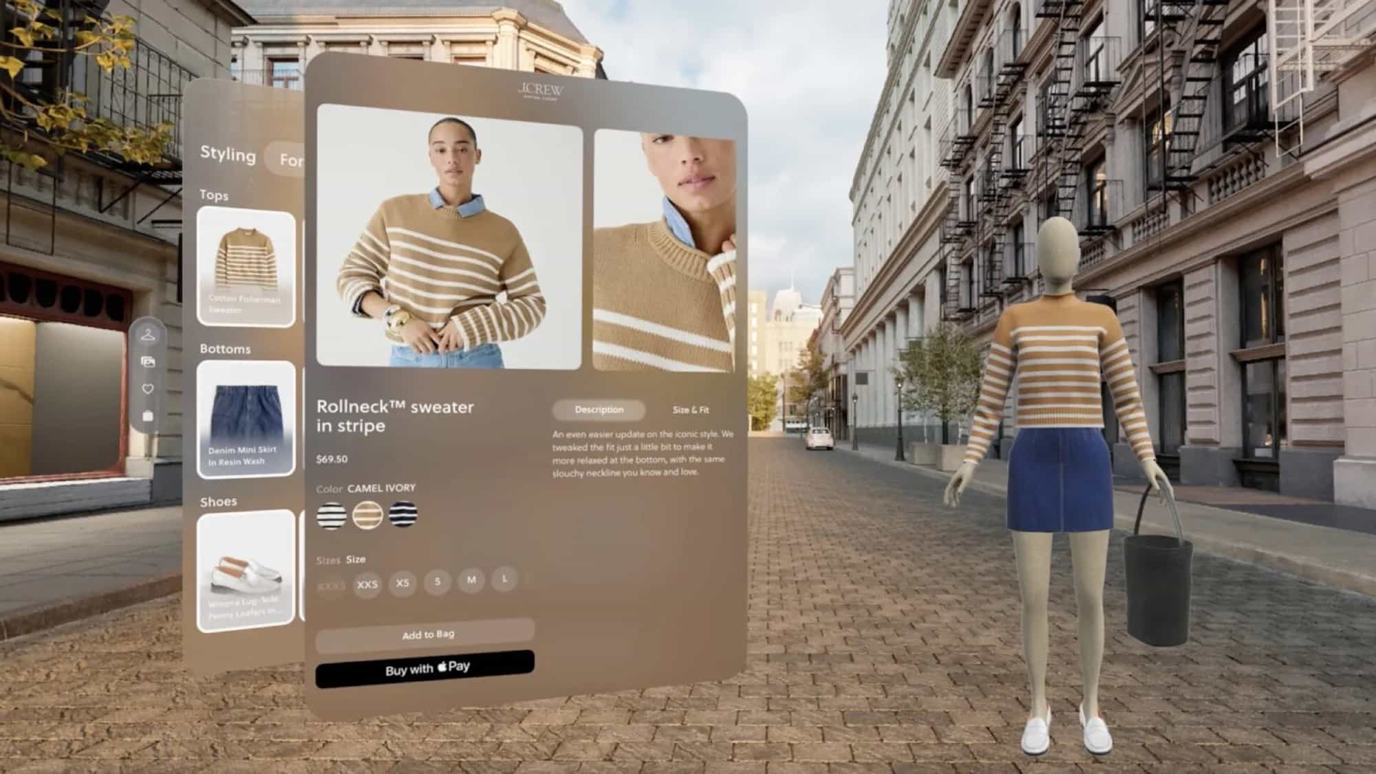 AR Product Visualization Example for Fashion Industry