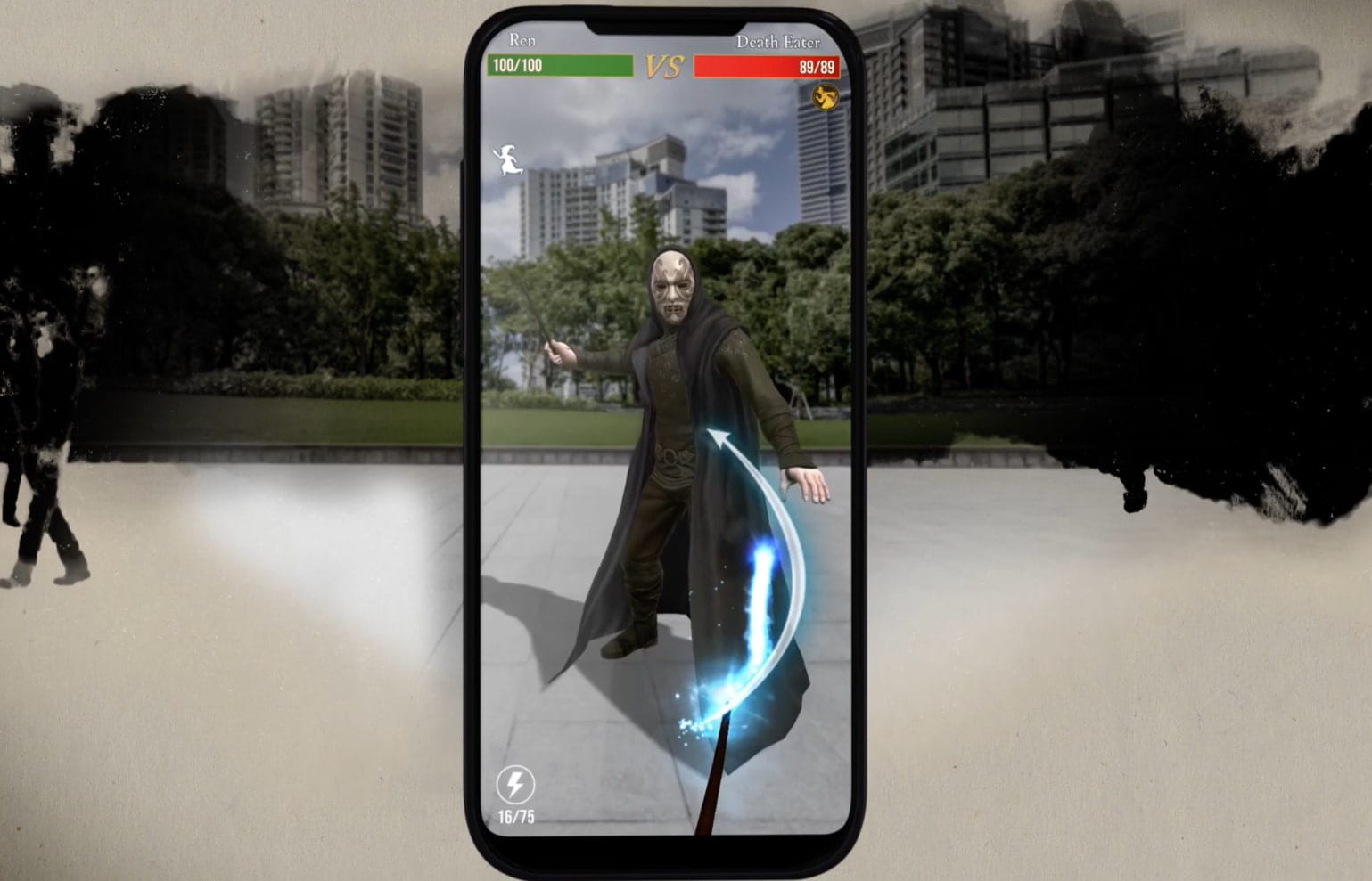 Web Based AR Exmaples Harry Potter Wizard Unite