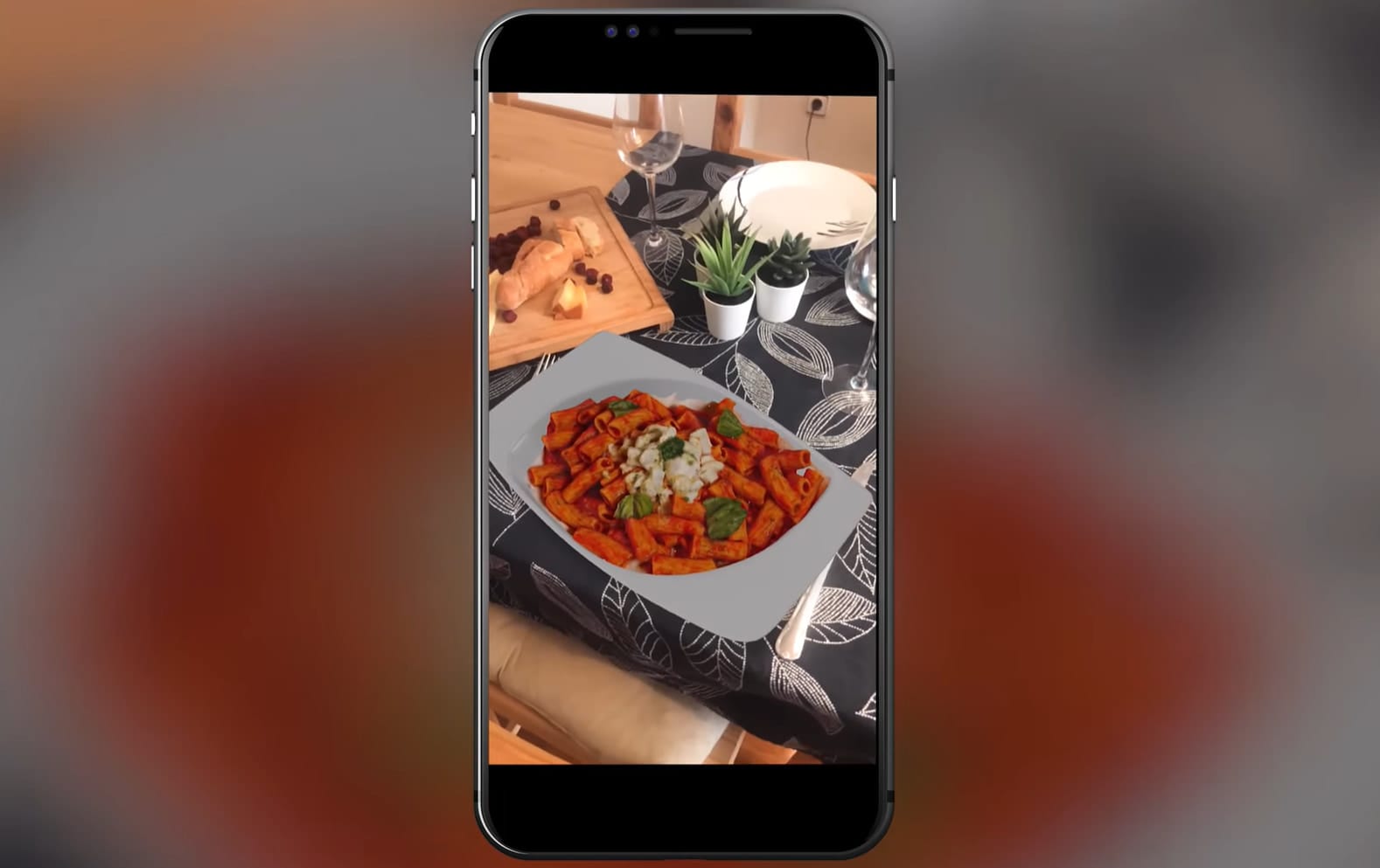 Web Based AR Exmaples La Tagliatella AR Menu