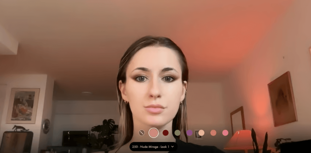 Louis Vuitton AR Makeup Online Shopping