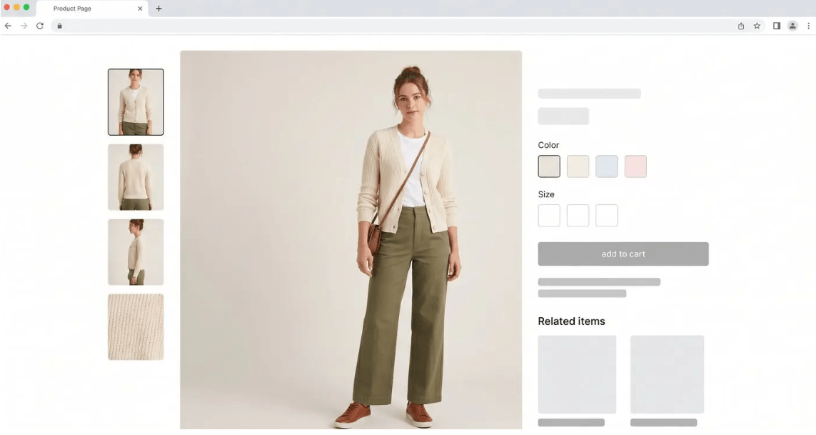 Zara Virtual Fitting Room