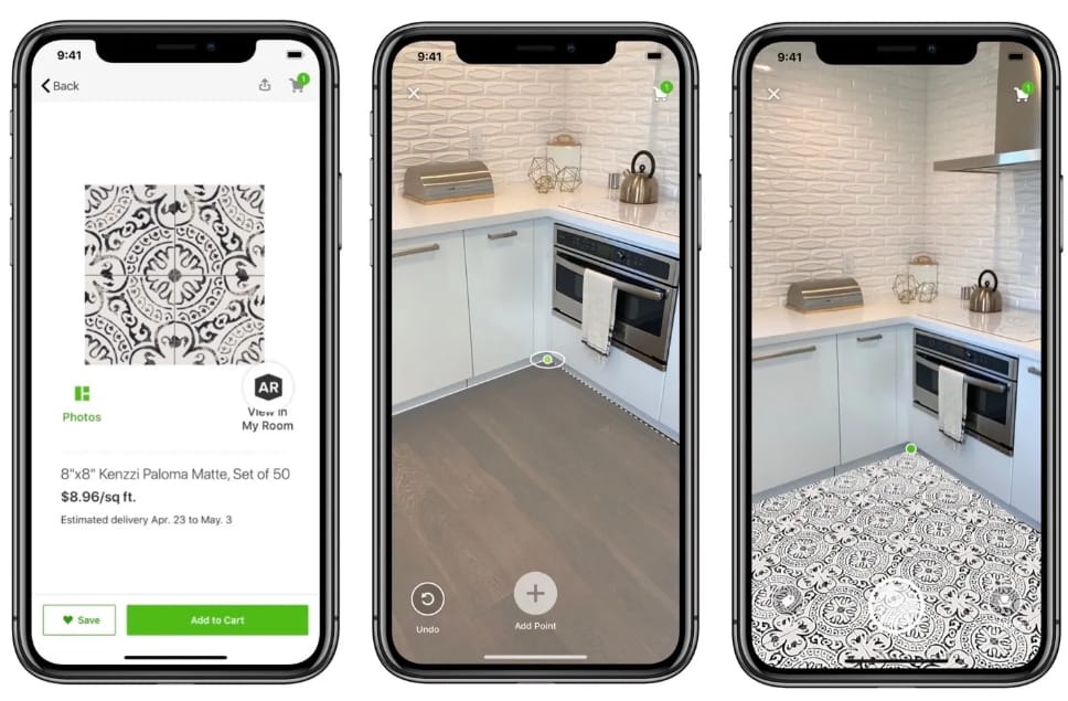 Augmented Reality Furniture Example Houzz