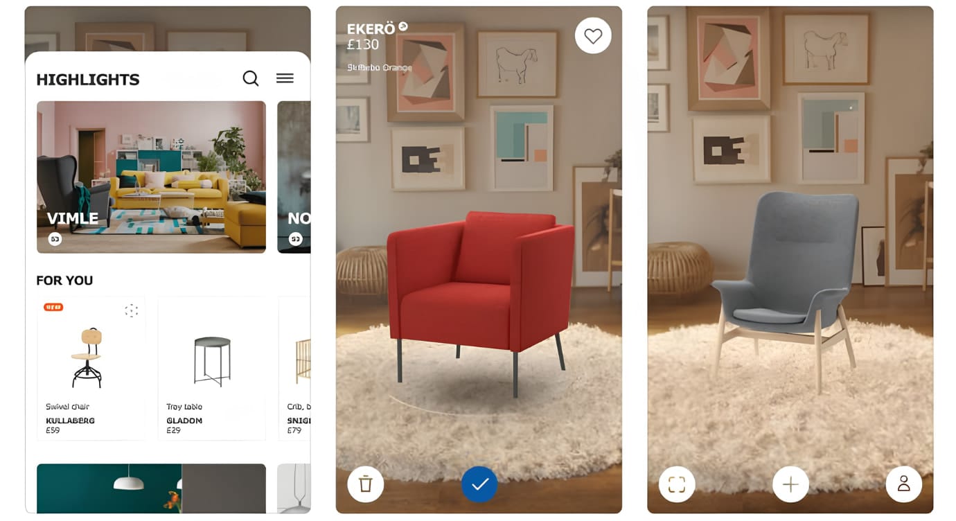 Augmented Reality Furniture Example IKEA
