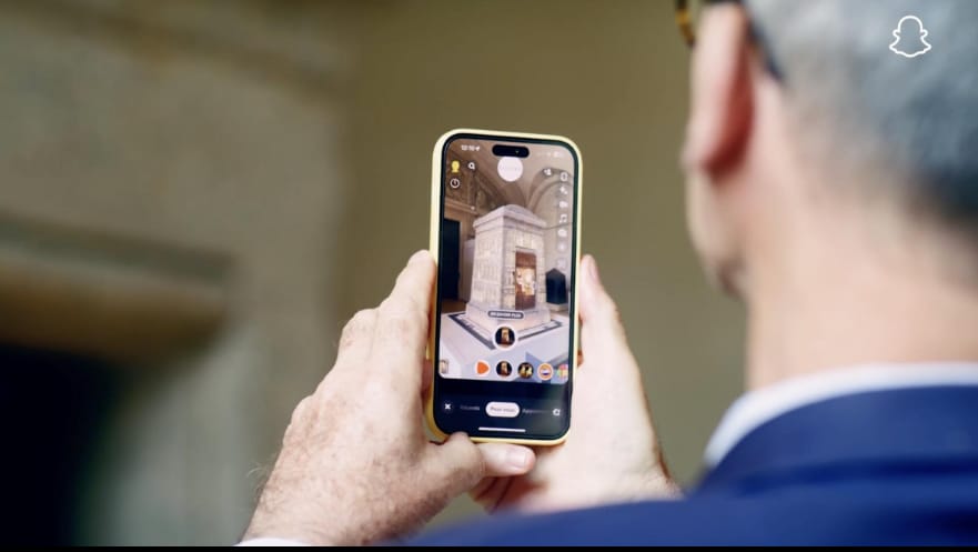 Augmented Reality Museum Example Egypt AR Louvre Museum