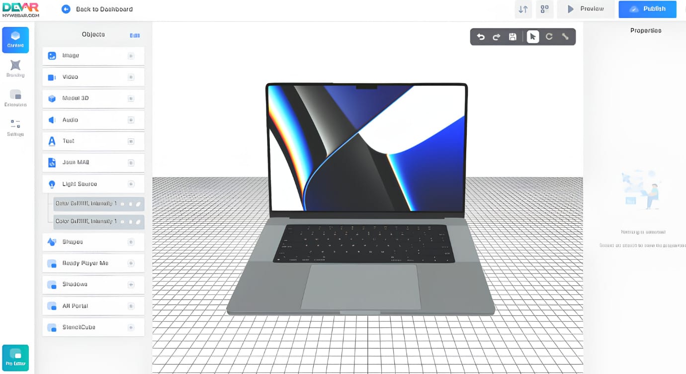 Web-Based AR Platform MyWebAR