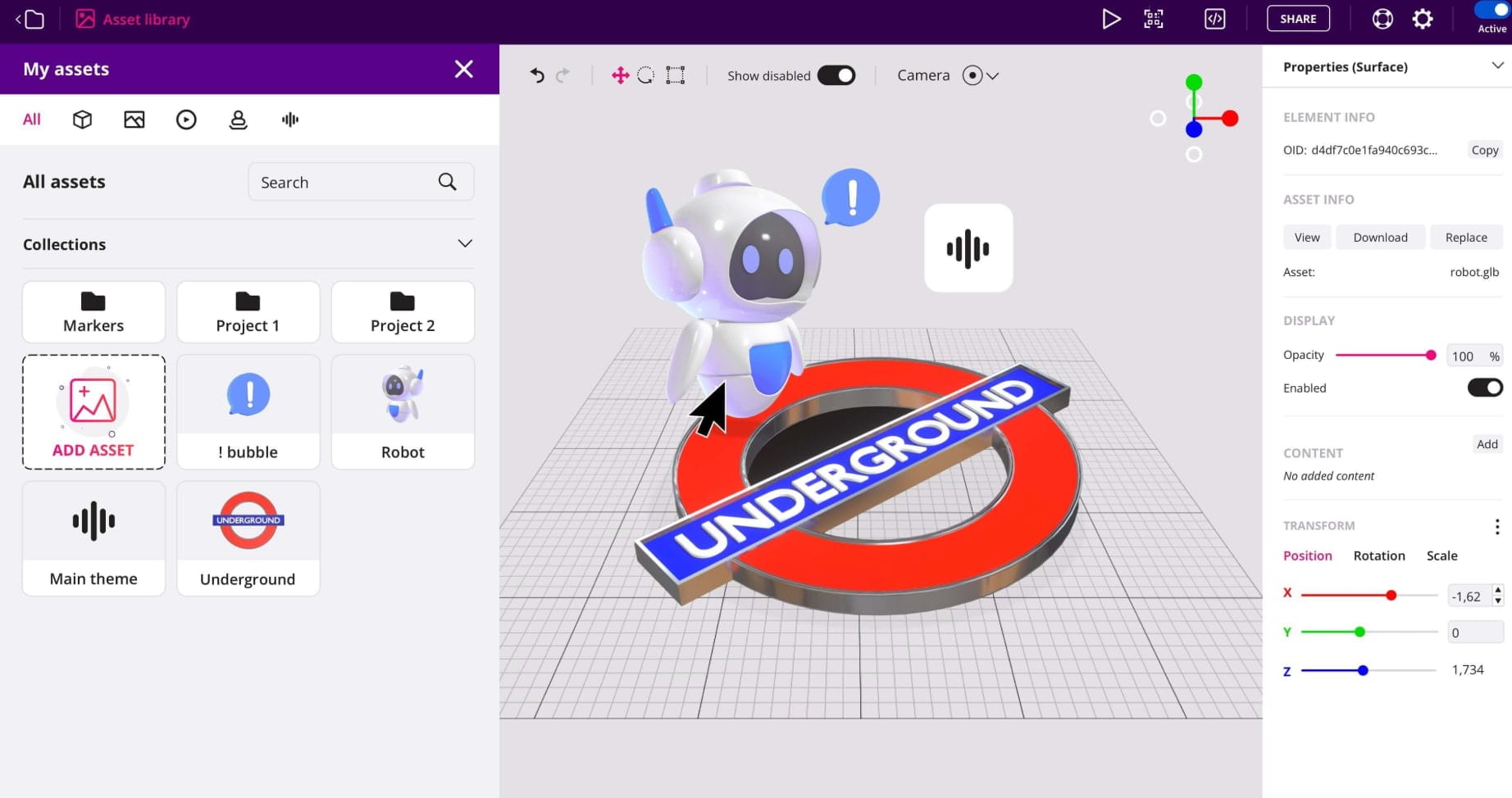 Web-Based AR Platform Onirix