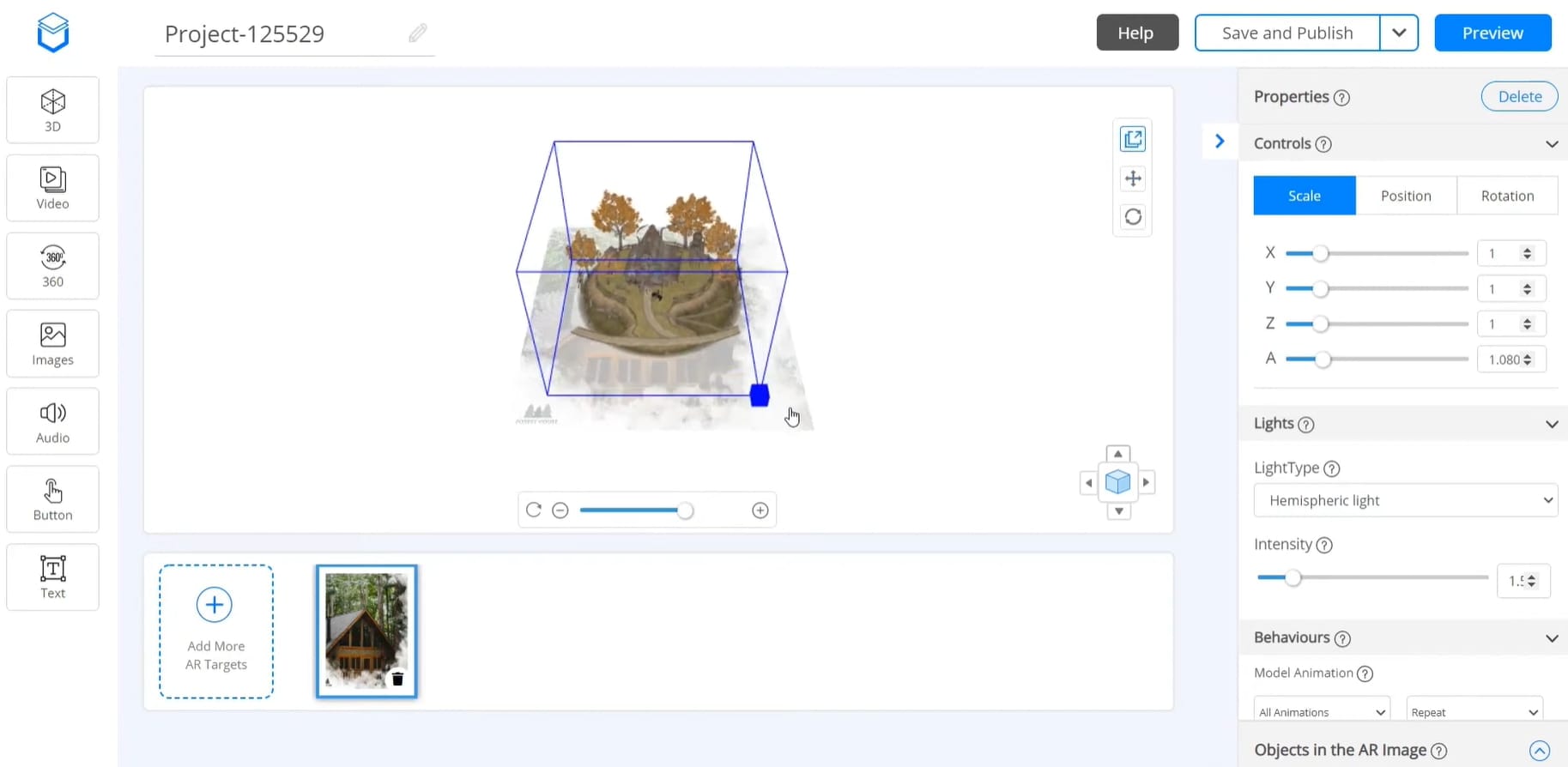 Web Based AR Platform Unitear