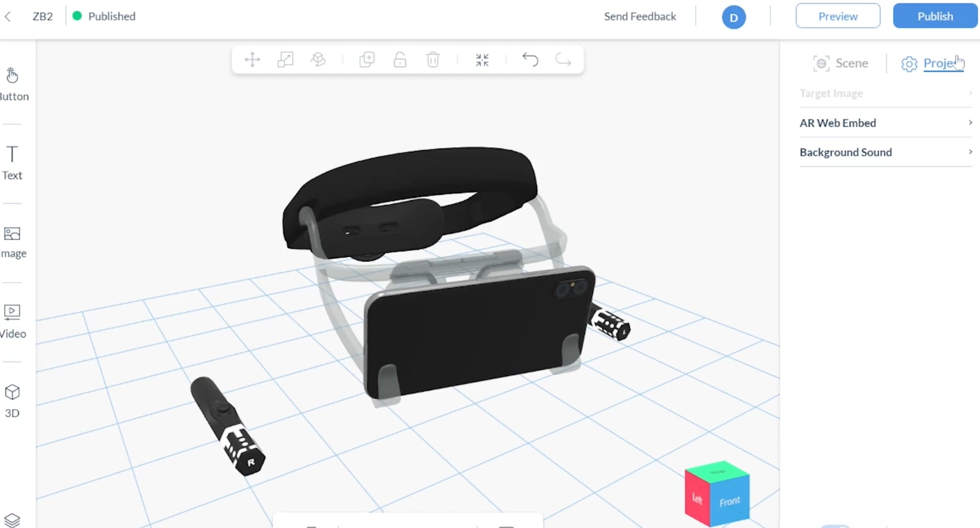 Web-Based AR Platform Zapworks