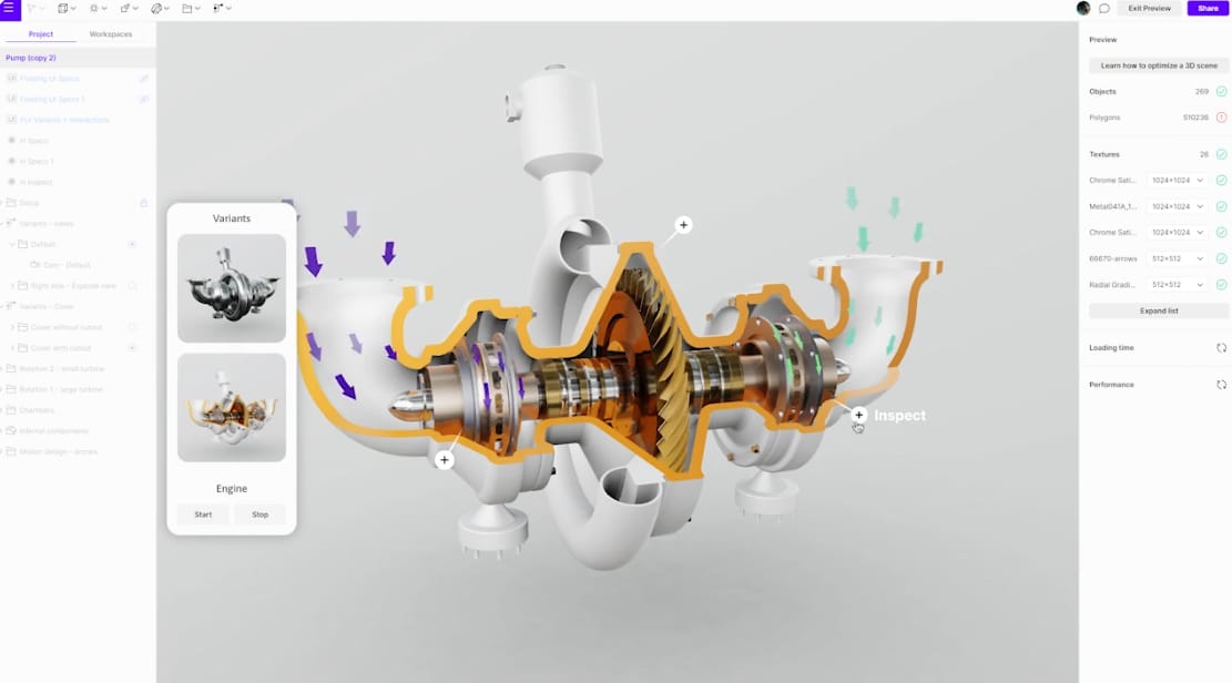 3D Product Visualizer Vectary