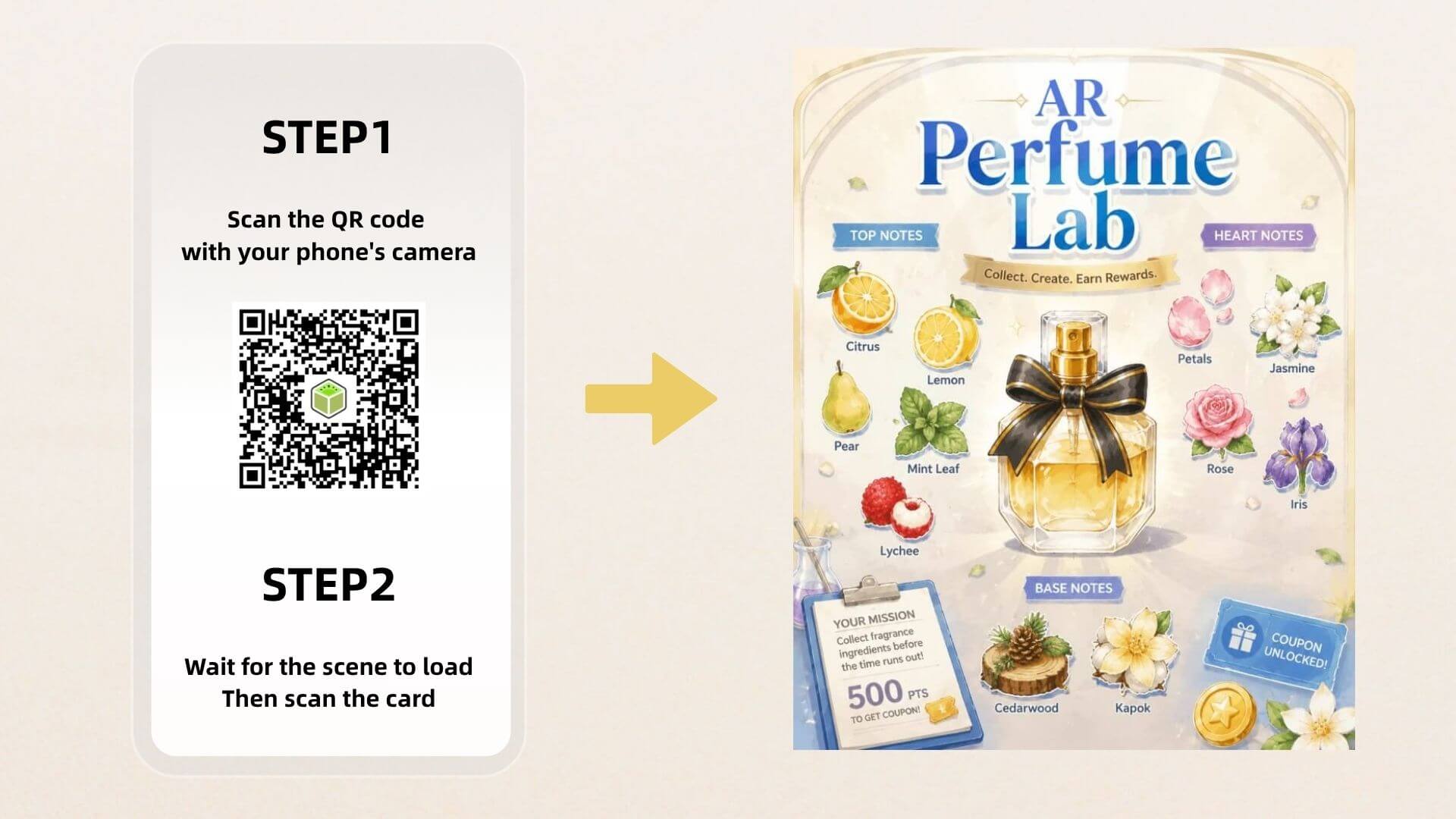 AR Drop Collection Game Online