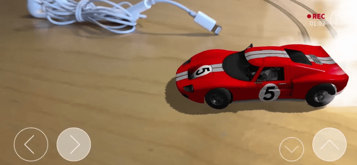 AR Race Car Game