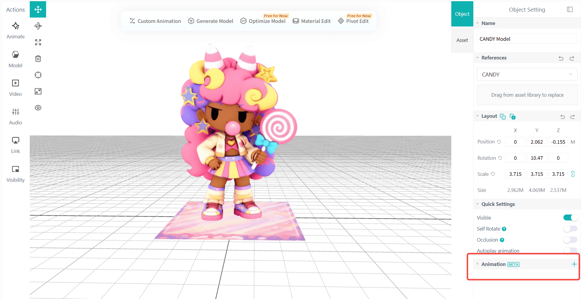 Add Animation for Assets