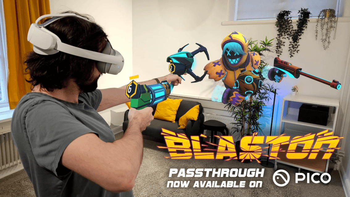 Blaston Competitive Meta Quest 3 AR Game