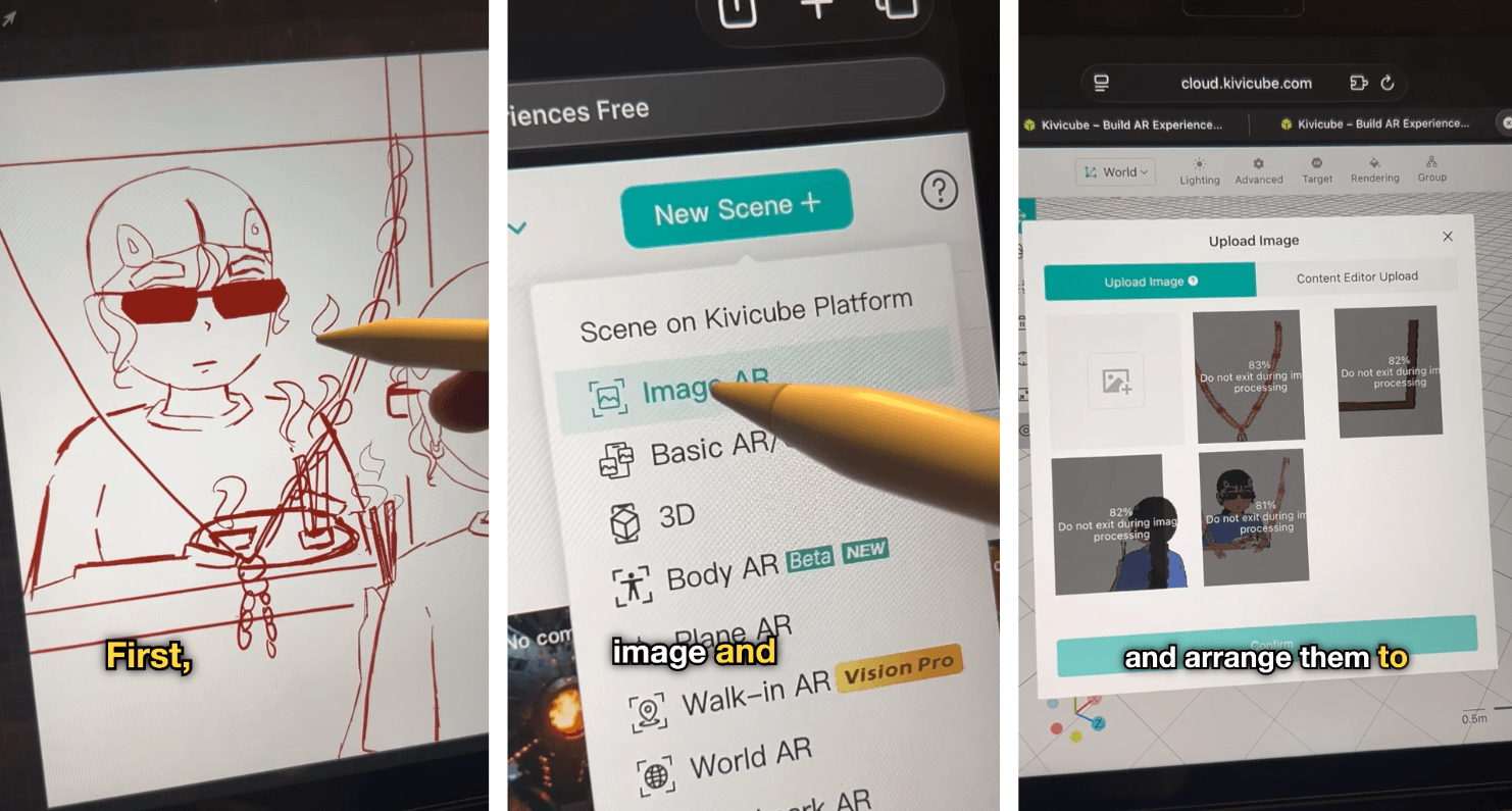 Create Image AR with Kivicube