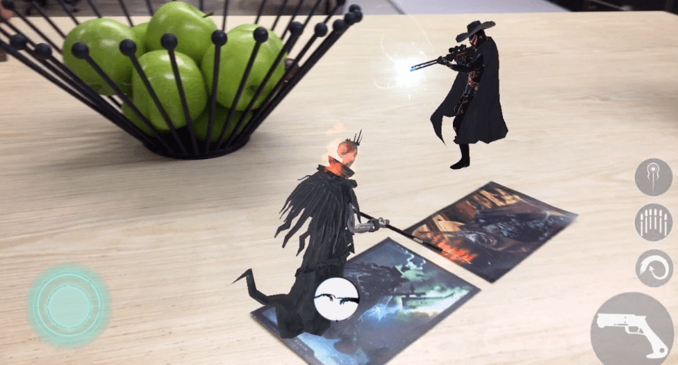 Immersive Genesis AR TCG Fighting Game