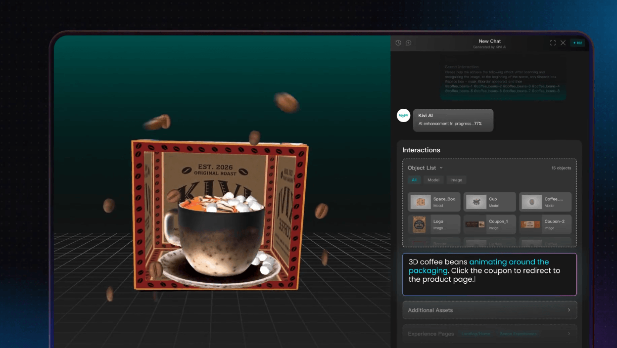 Kivicube AI AR Agent Powers Creation