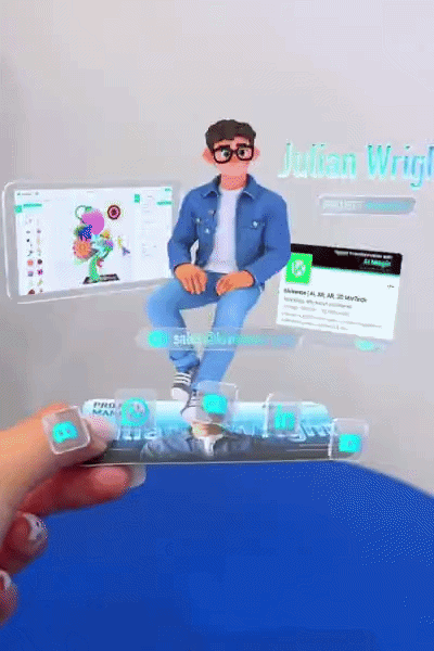 AR Business Card Made by Kivicube