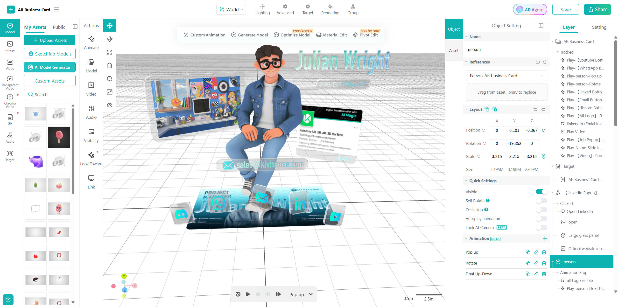 Kivicube Online Editor
