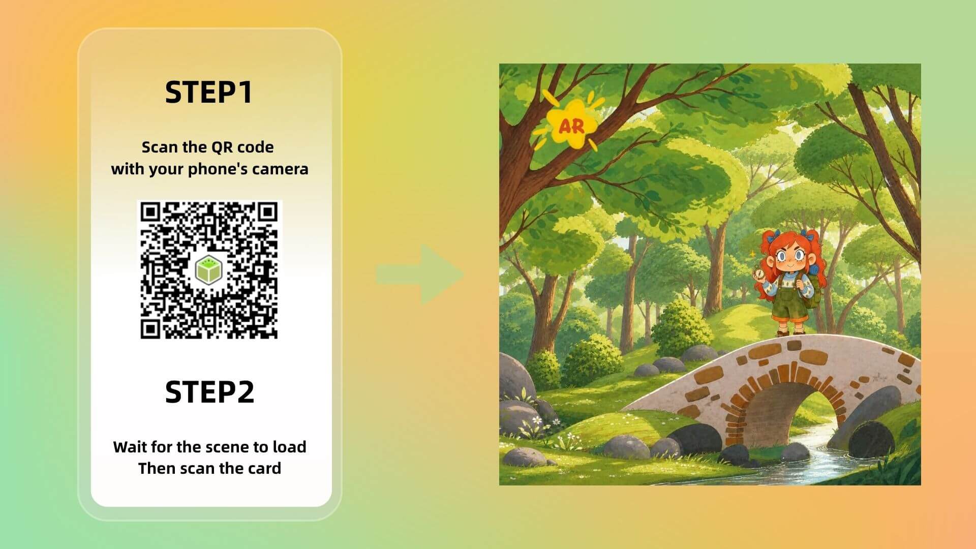 Play Kivicube Narrative Storybook AR Game